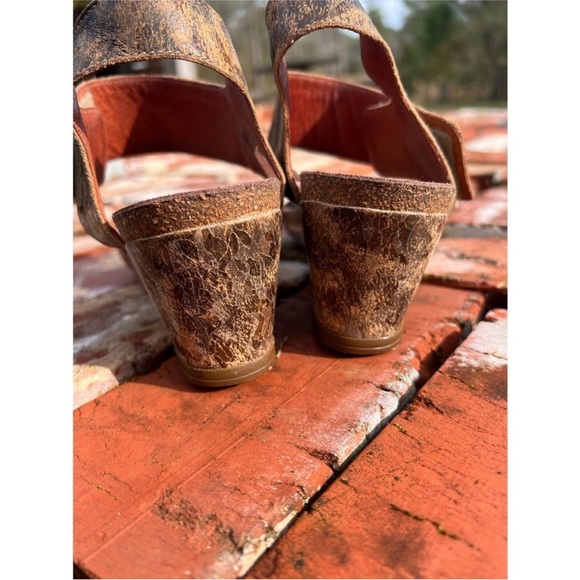 Taos Carousel marbled leather wedge size 8-8 1/2 - Picture 11 of 16